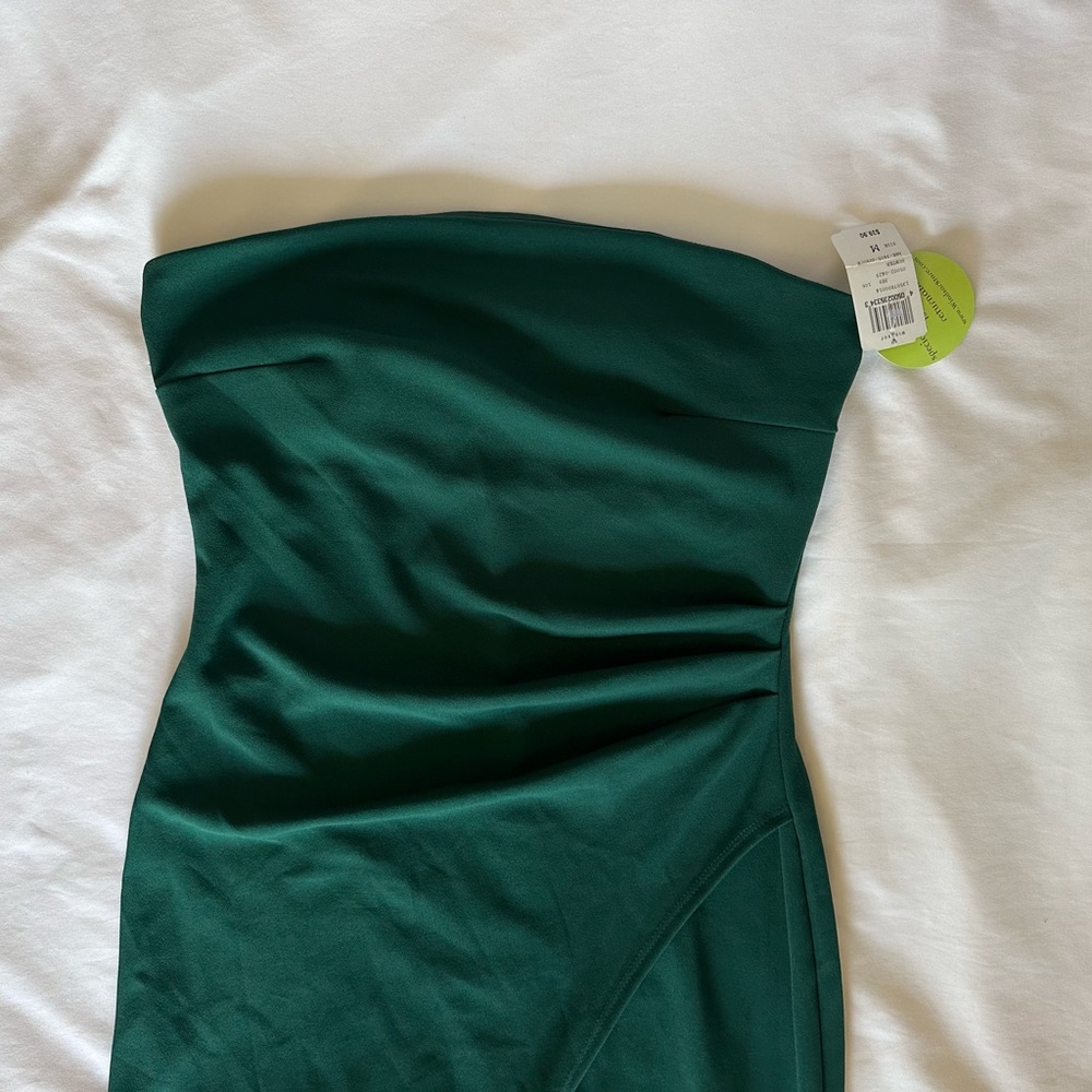 Tasha Strapless Crepe Dress